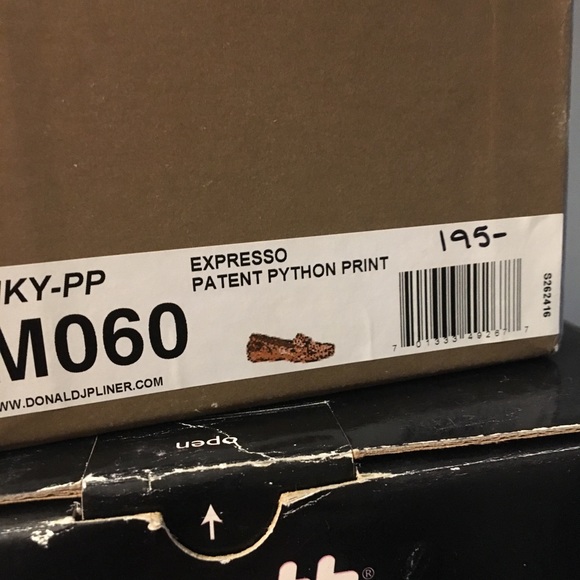 Women’s Brown Leather Loafer Python Print - Picture 5 of 6